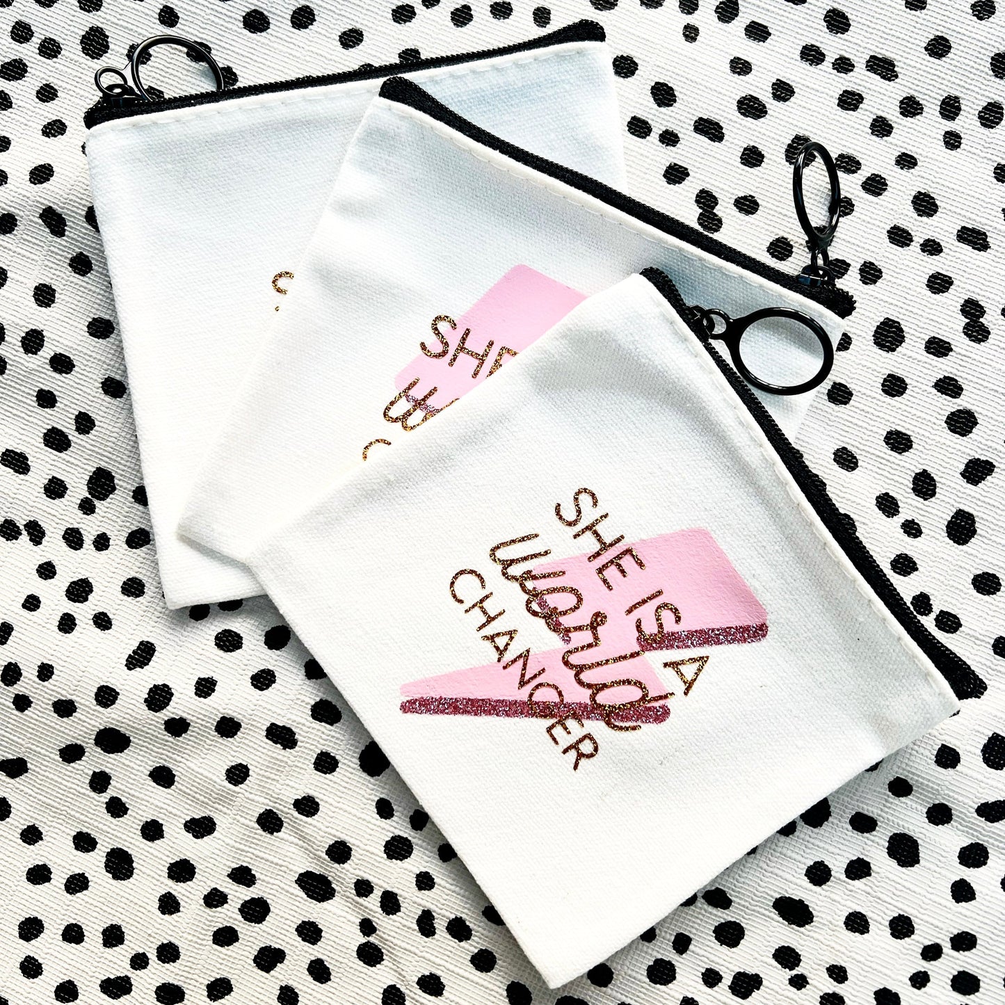 Girl Power Zip Pouch (Various Sizes)