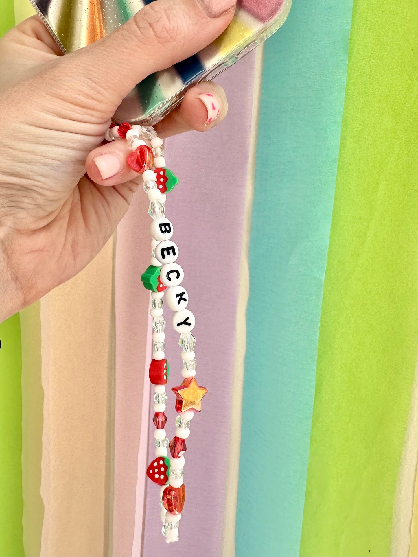 Personalised Phone Charm
