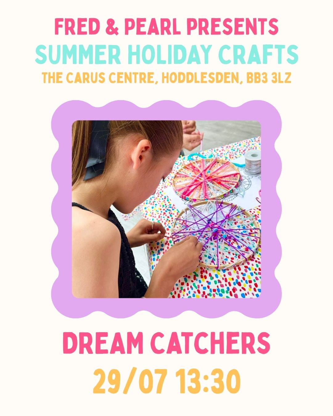 Summer Holiday Crafts - Dream Catchers