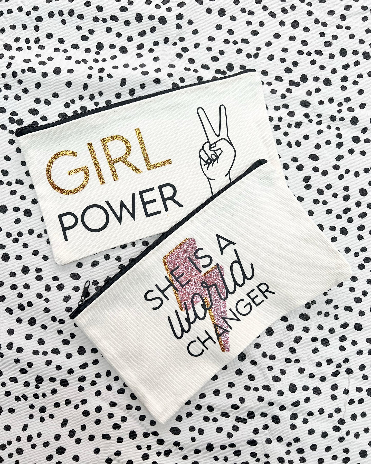 Girl Power Zip Pouch (Various Sizes)