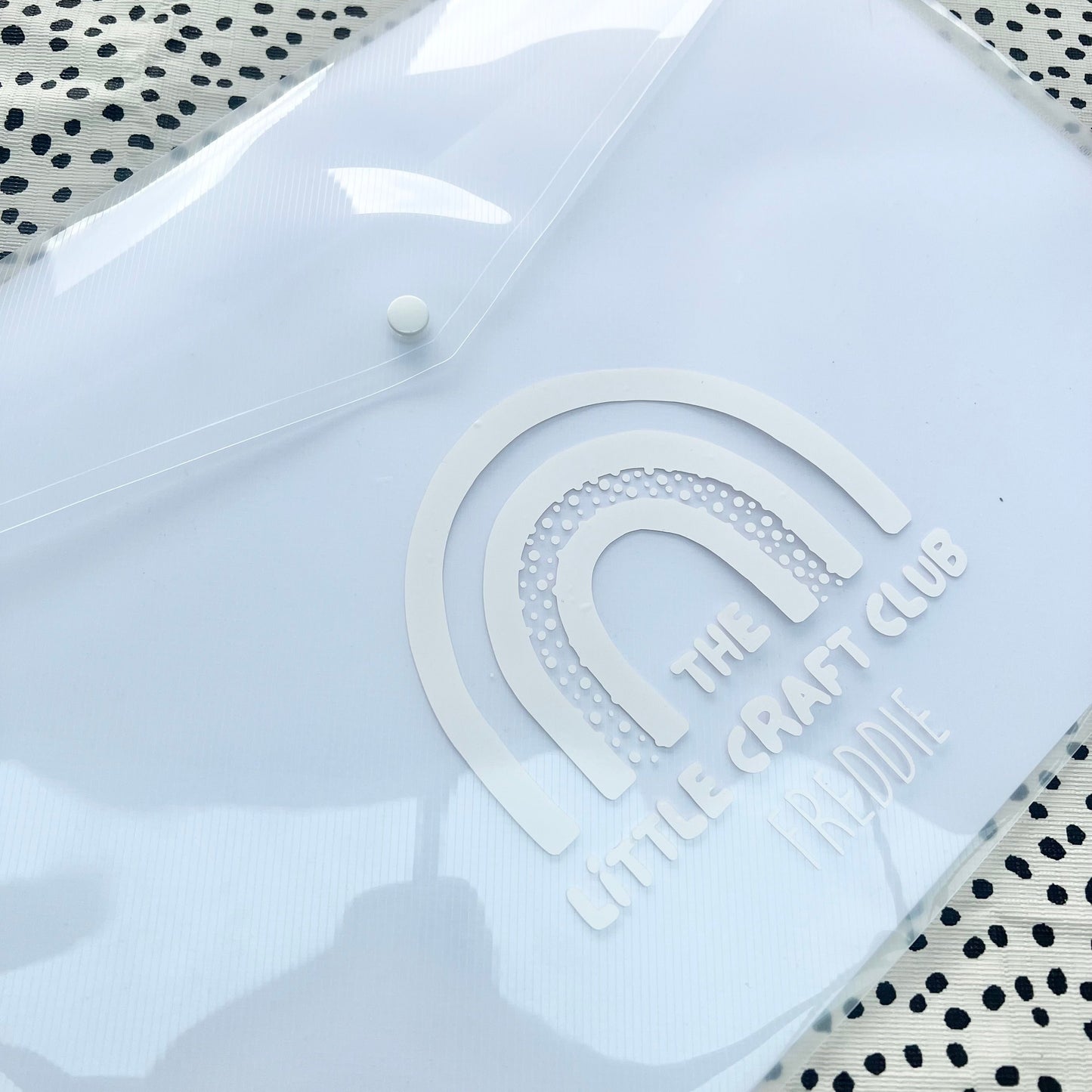 Personalised The Little Craft Club A3 Wallet