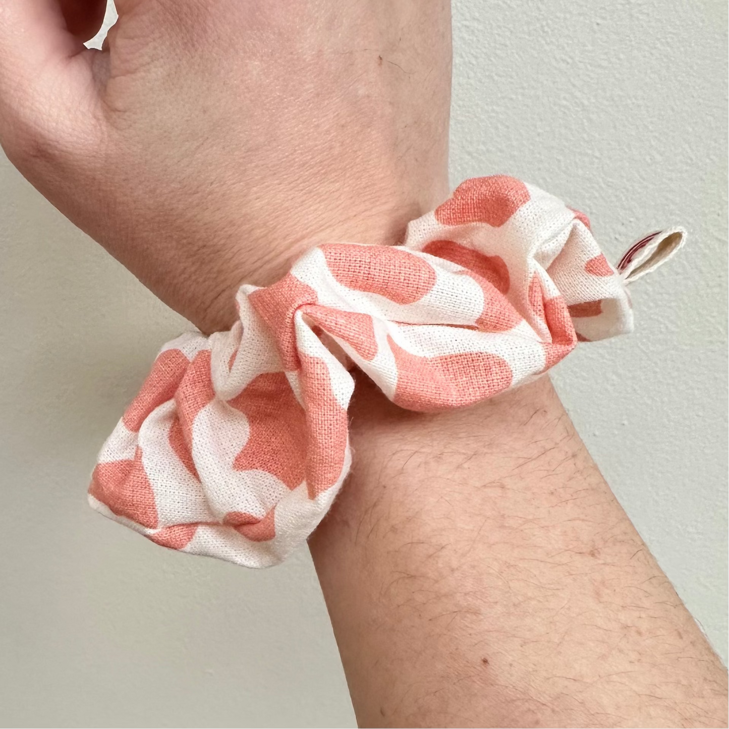 Scrunchie - Pink Cow Print