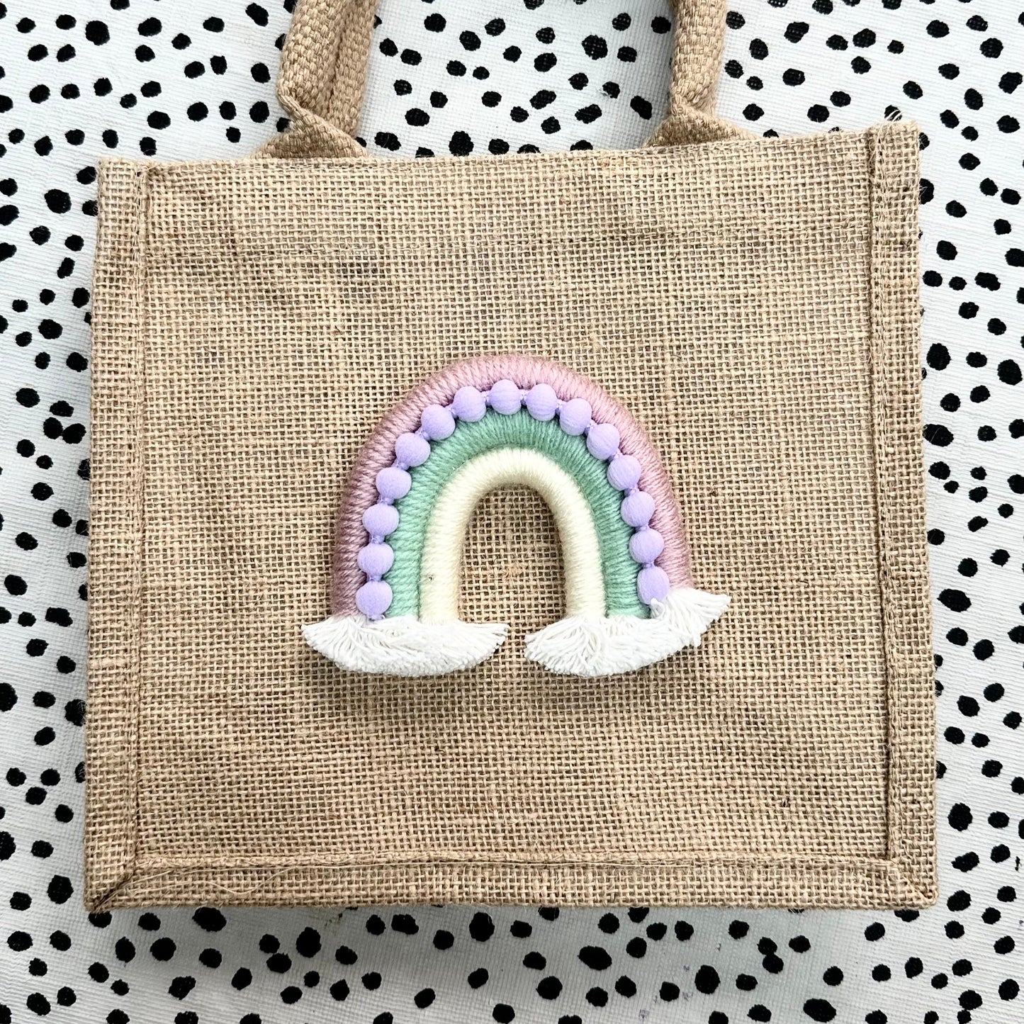 Personalised Rainbow Tote Bag