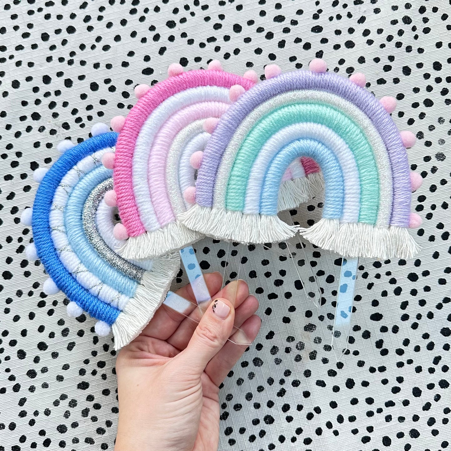 Rainbow Cake Topper