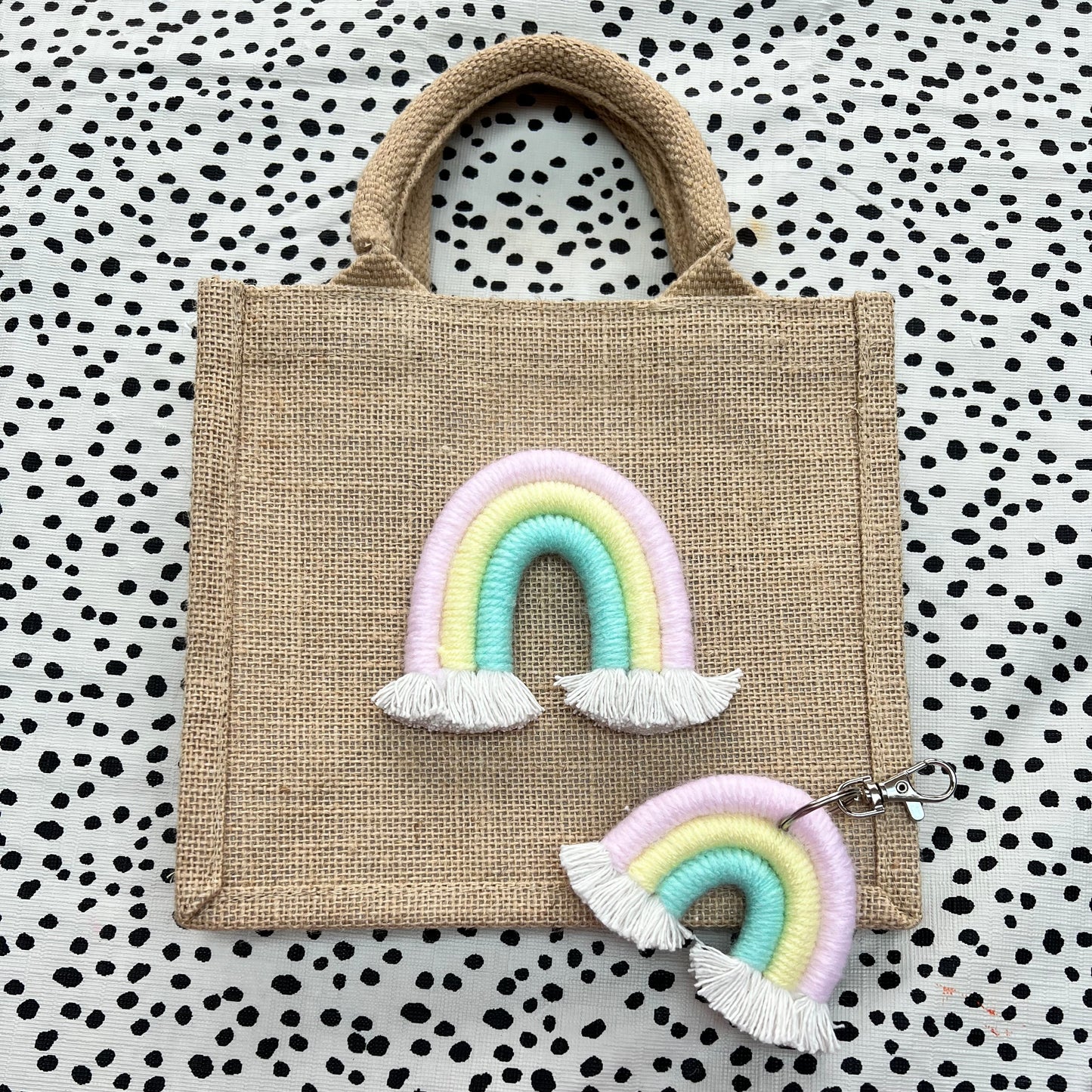 Personalised Rainbow Tote Bag