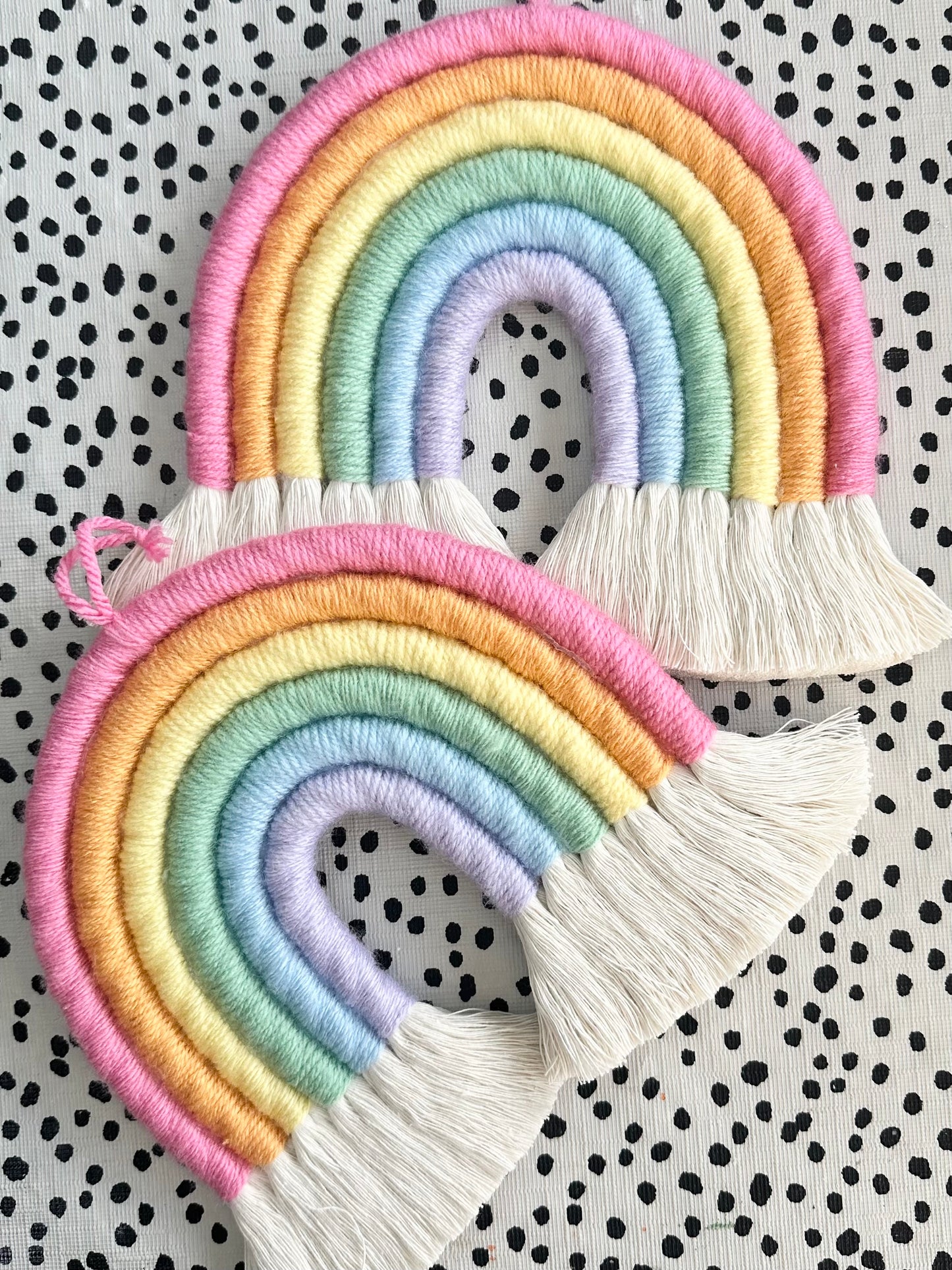 Large Rainbow Wall Hanging - Choose Your Colours