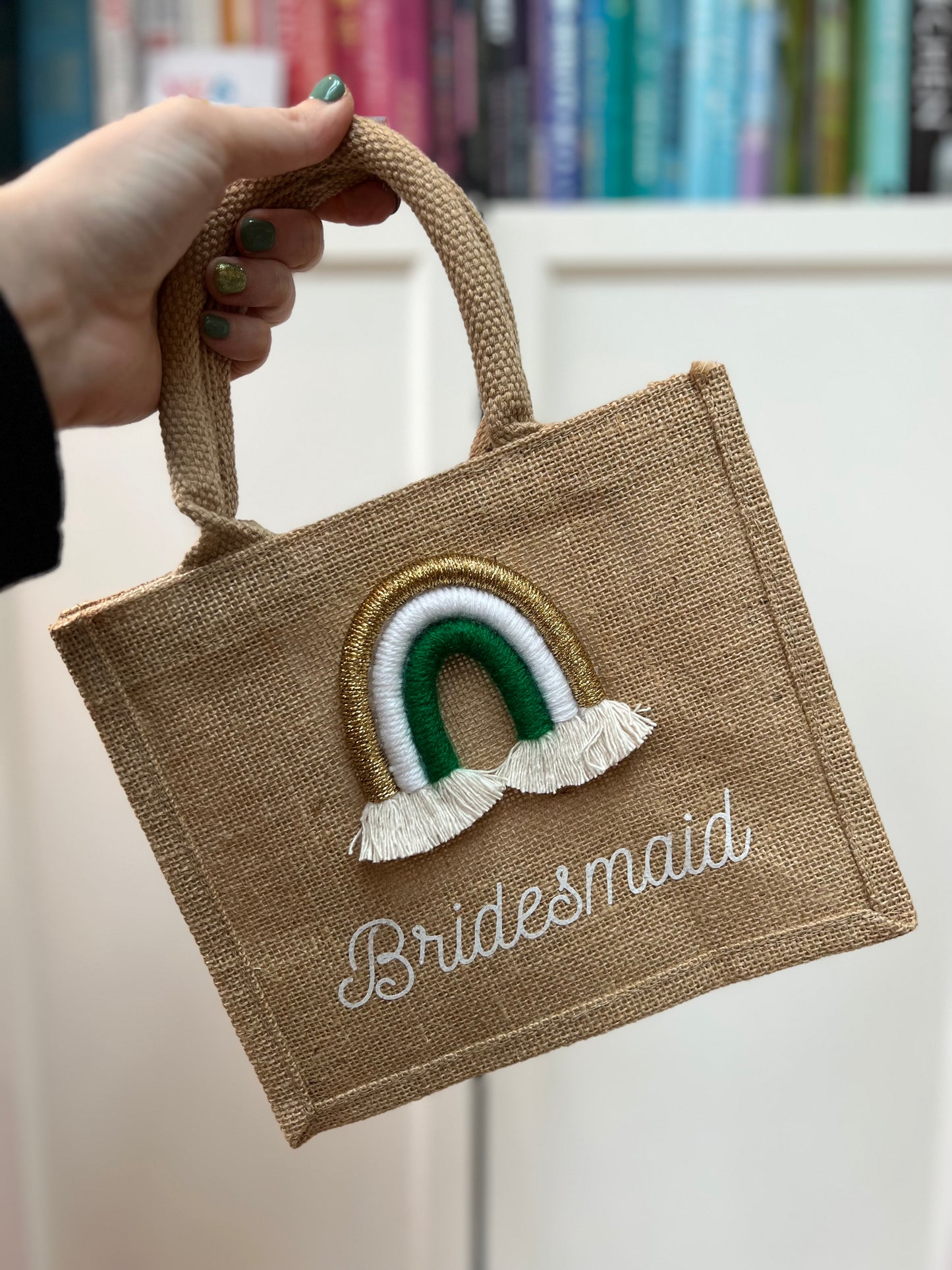 Personalised Rainbow Tote Bag