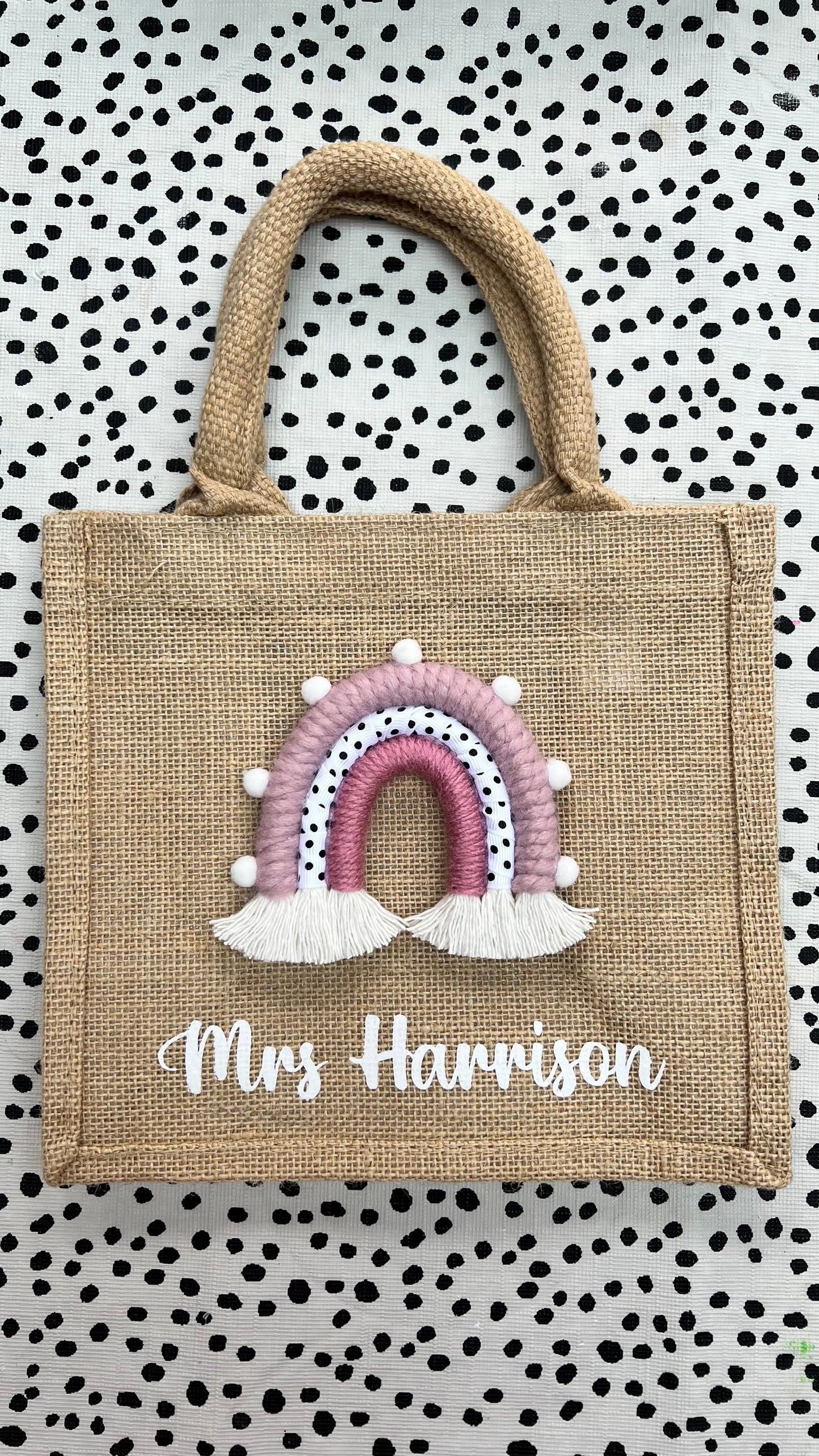 Personalised Rainbow Tote Bag