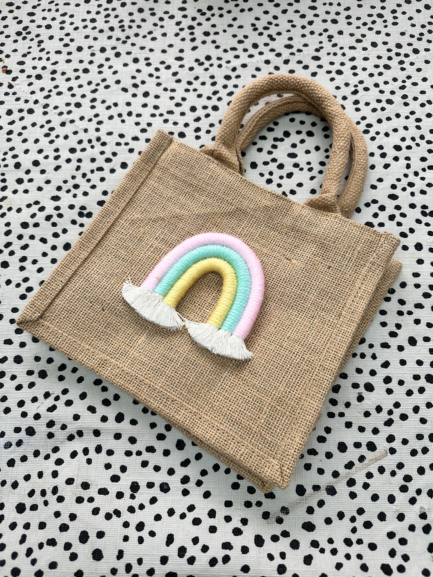 Personalised Rainbow Tote Bag