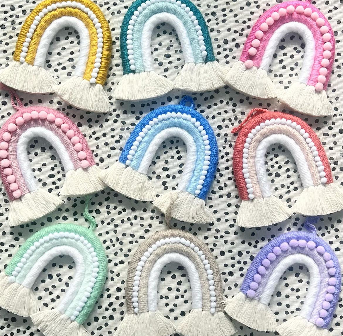 Pom-Pom Rainbows