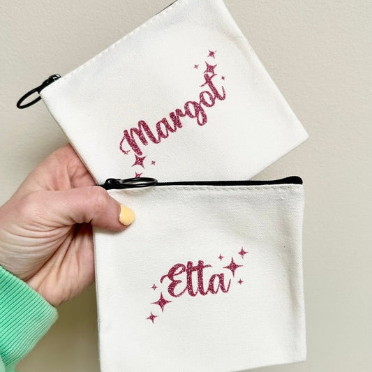 Small Personalised Zip Pouch