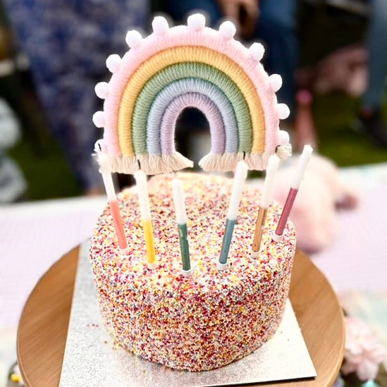 Rainbow Cake Topper