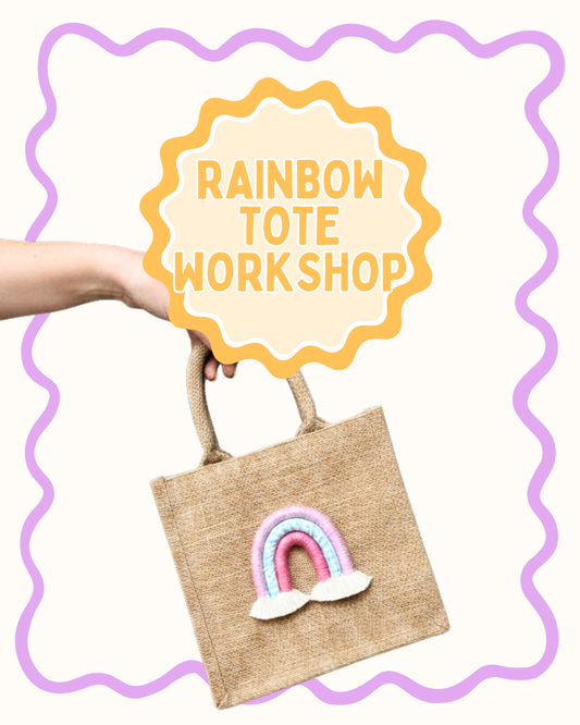 May Half Term - Rainbow Tote Bag Workshop