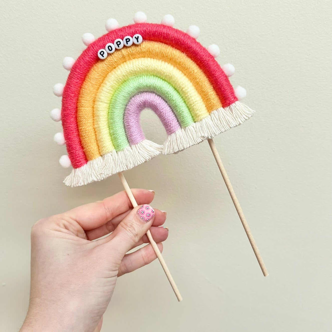 Rainbow Cake Topper