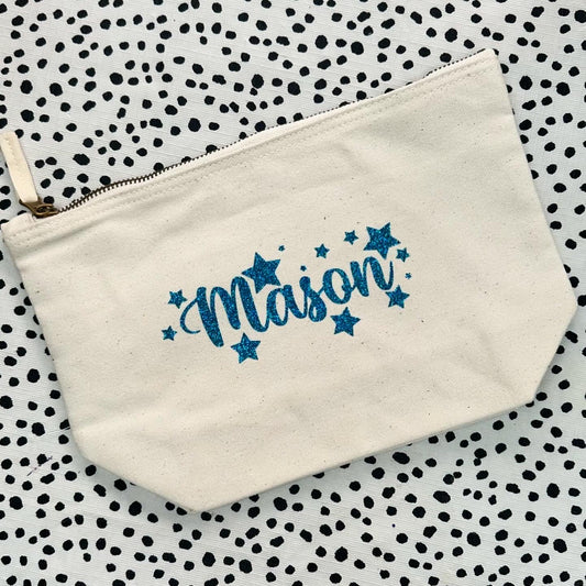 Personalised Zip Pouch (Various Sizes)