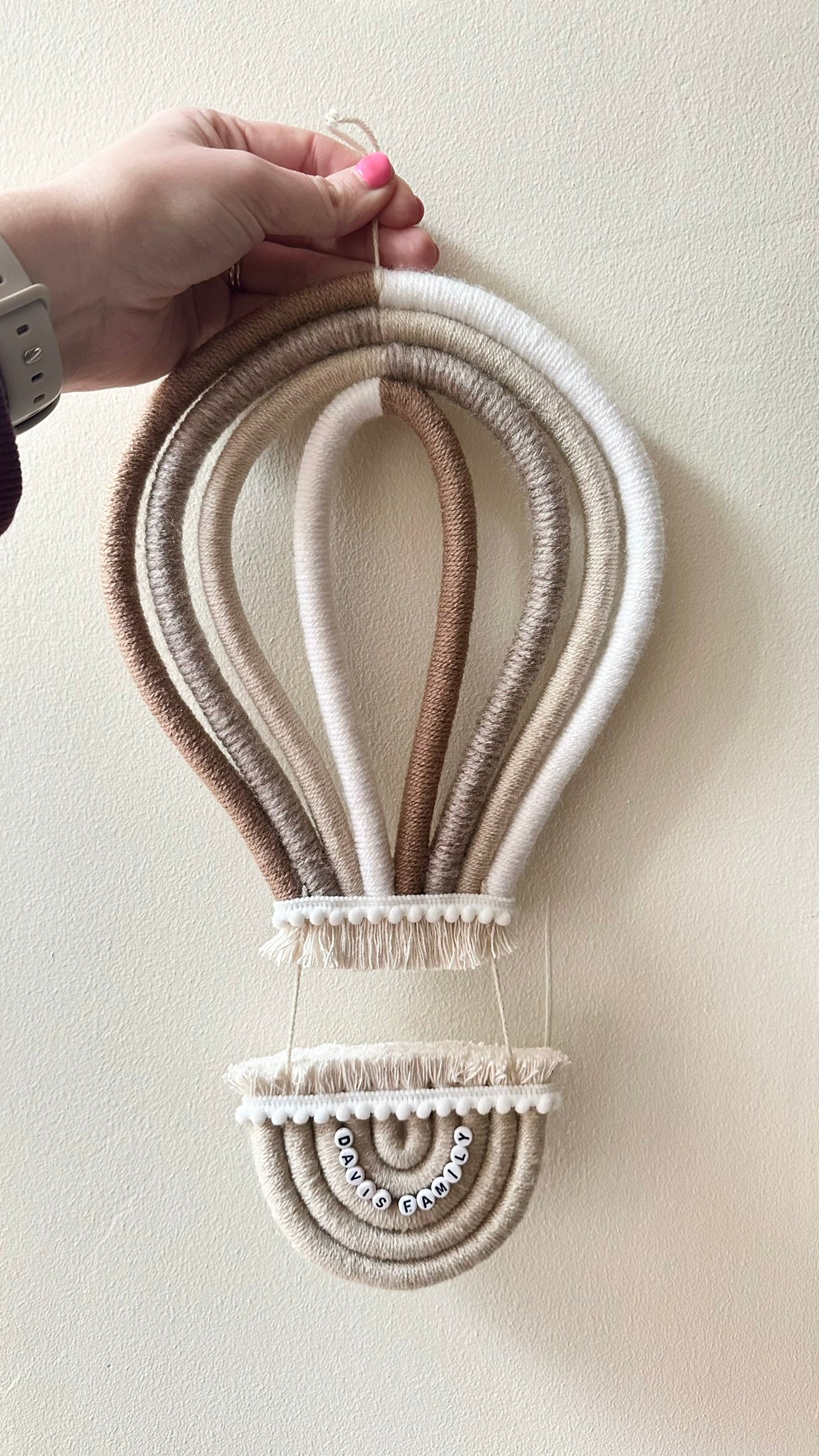 Hot Air Balloon Wall Hanging