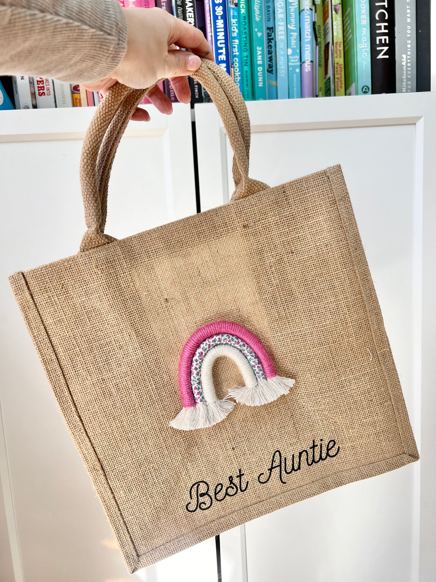 Personalised Rainbow Tote Bag