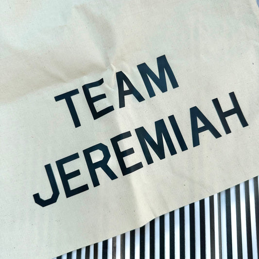 Team Jeremiah Tote