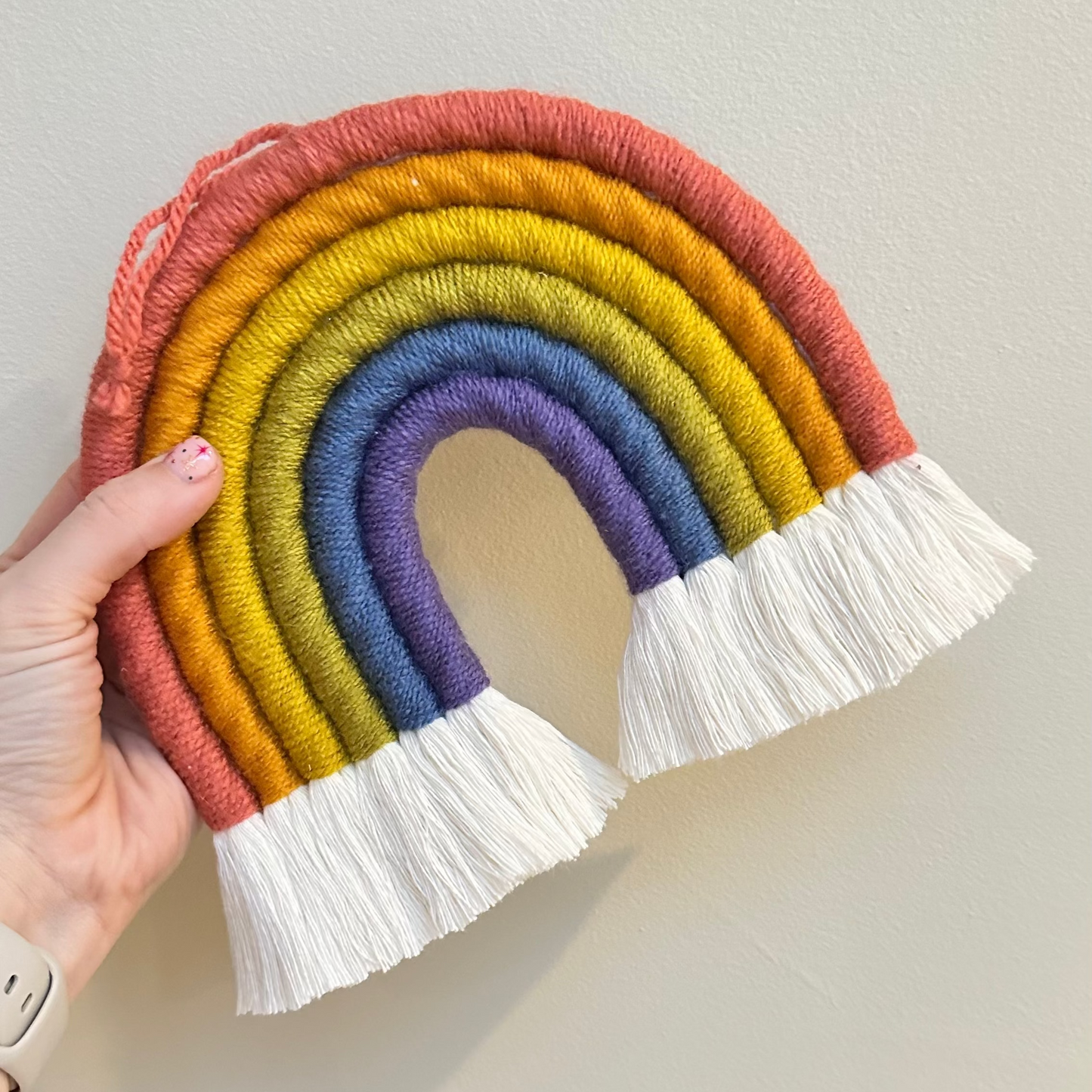 Clearance Large Muted Colours Rainbow