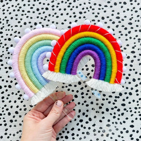 Rainbow Cake Topper