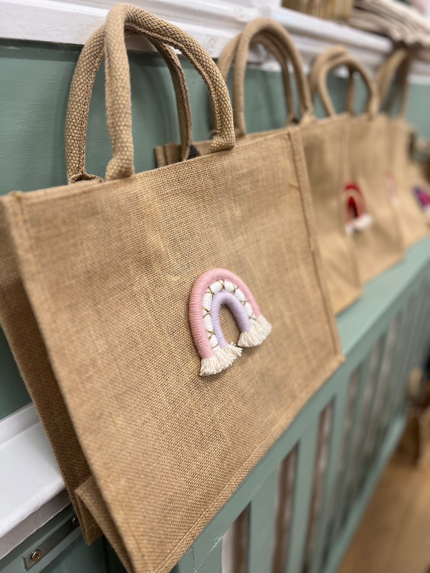 Personalised Rainbow Tote Bag