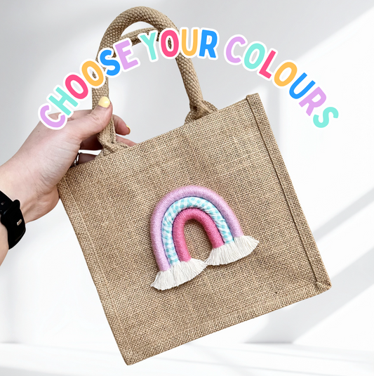 Personalised Rainbow Tote Bag - Small